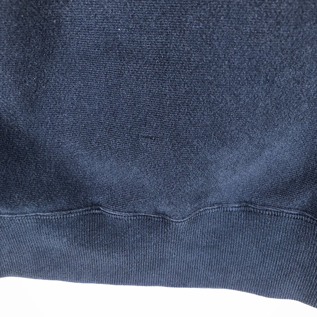 2000'S Champion Premium Reverse Weave Plain Blank Sweatshirt (Men's Size L) unclear navy blue type Vintage Second Hand