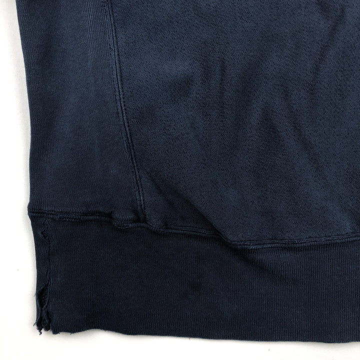 2000'S Champion Reverse Weave Print Sweatshirt, Men's XXL equivalent. cotton navy blue type Vintage Second Hand