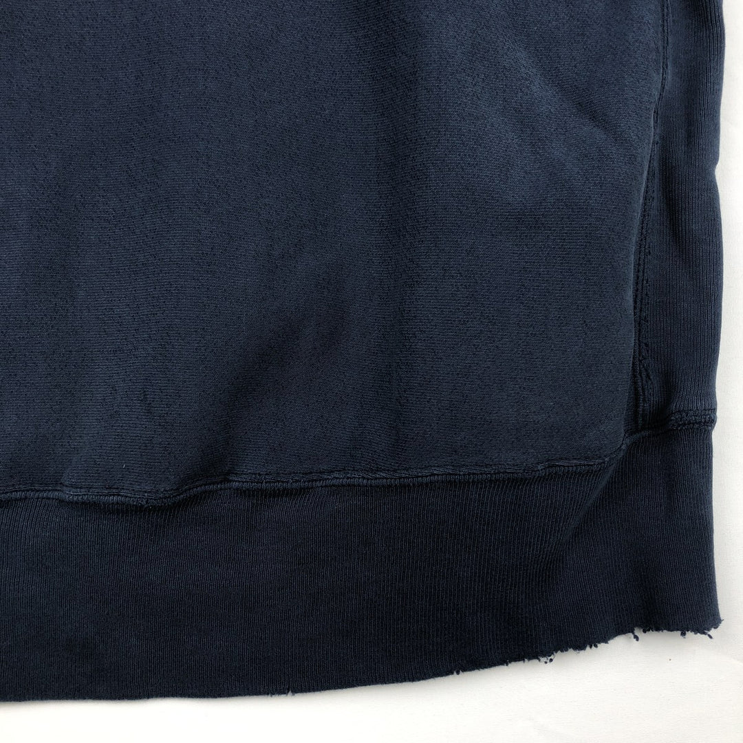 2000'S Champion Reverse Weave Print Sweatshirt, Men's XXL equivalent. cotton navy blue type Vintage Second Hand