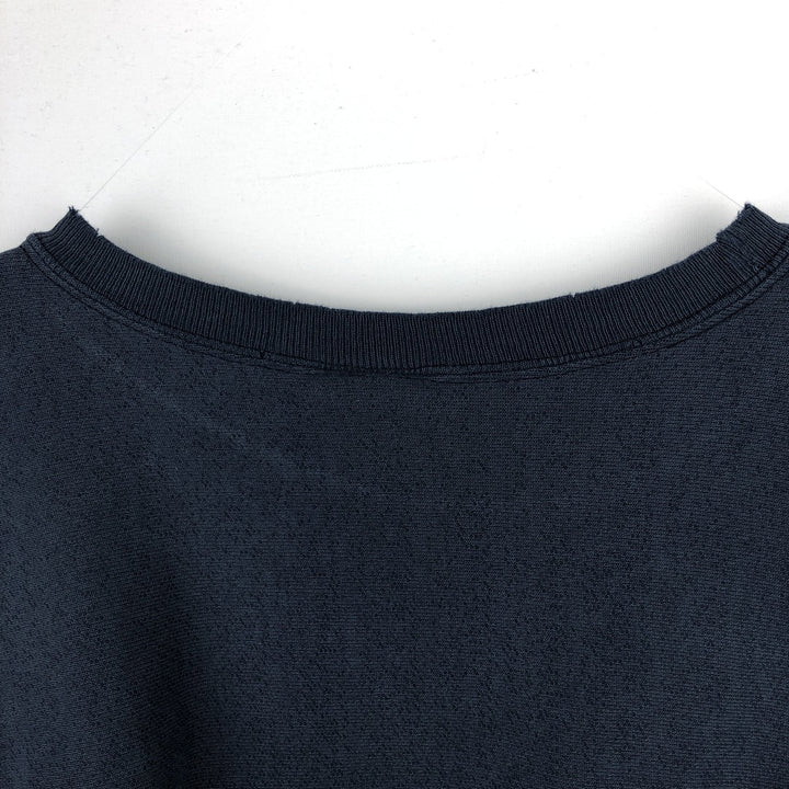 2000'S Champion Reverse Weave Print Sweatshirt, Men's XXL equivalent. cotton navy blue type Vintage Second Hand