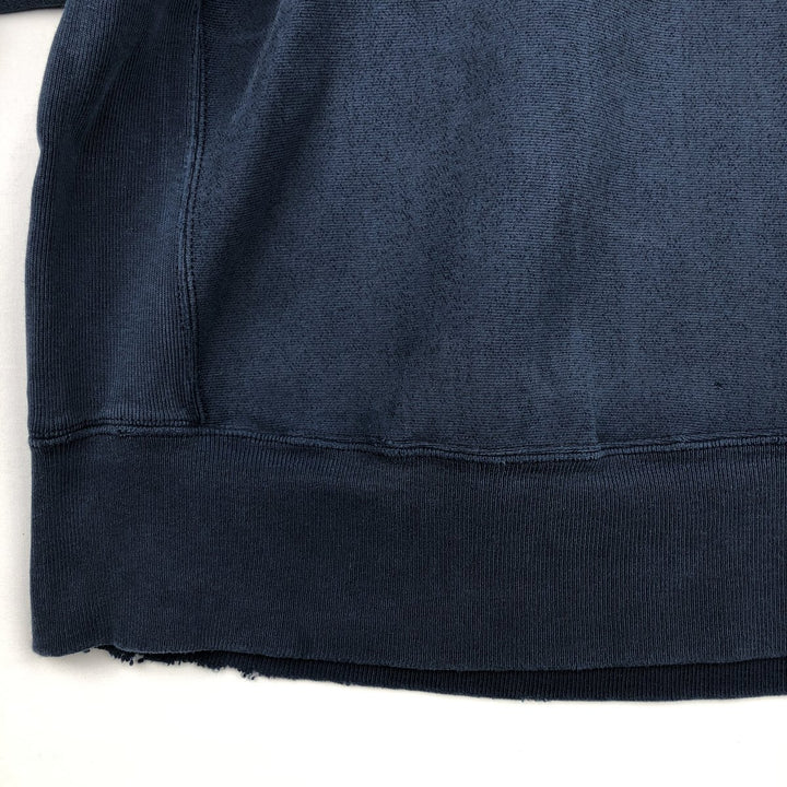 2000'S Champion Reverse Weave Print Sweatshirt, Men's XXL equivalent. cotton navy blue type Vintage Second Hand