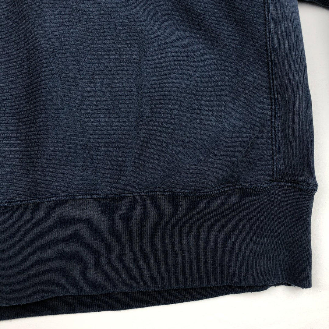 2000'S Champion Reverse Weave Print Sweatshirt, Men's XXL equivalent. cotton navy blue type Vintage Second Hand