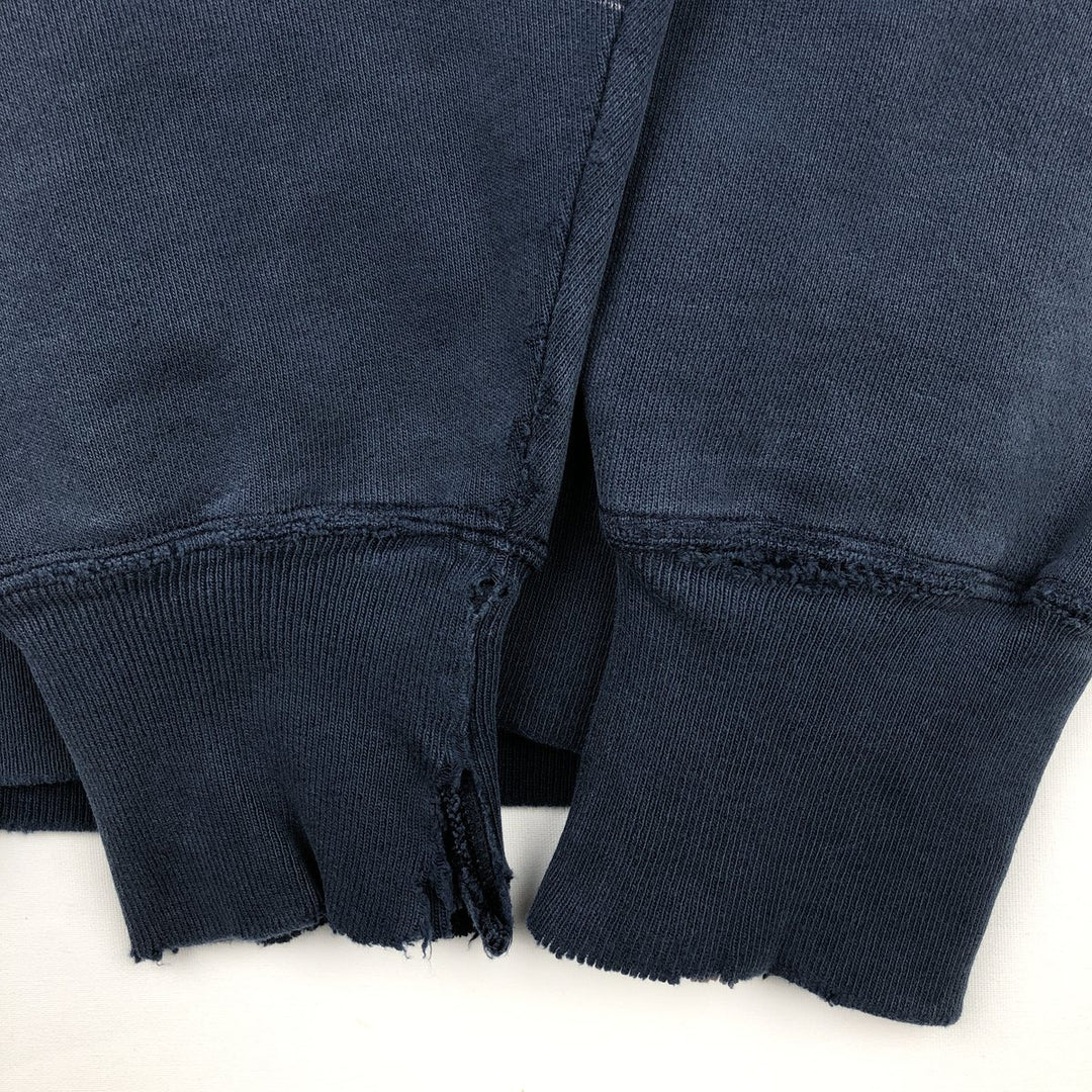 2000'S Champion Reverse Weave Print Sweatshirt, Men's XXL equivalent. cotton navy blue type Vintage Second Hand