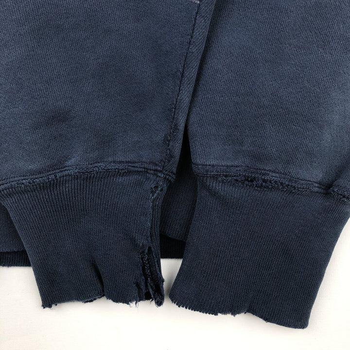 2000'S Champion Reverse Weave Print Sweatshirt, Men's XXL equivalent. cotton navy blue type Vintage Second Hand