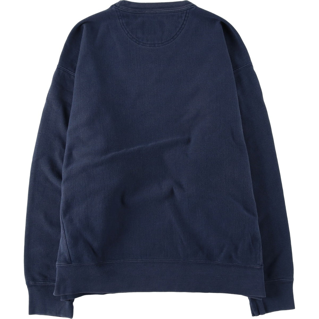 00'S Champion Original Reverse Weave College Sweatshirt Trainer Men's XL cotton navy blue type Vintage Second Hand