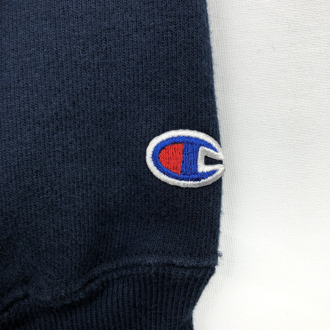 2000'S Champion Premium Reverse Weave College Sweatshirt, Men's Size L cotton navy blue type Vintage Second Hand