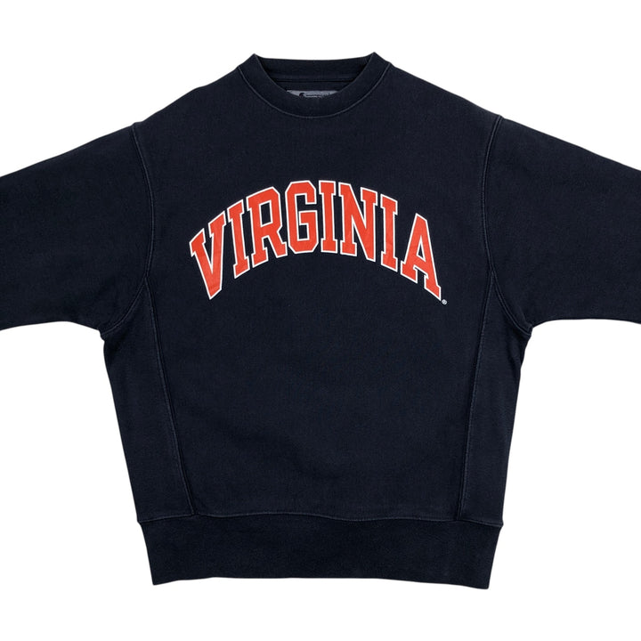 2000'S Champion Premium Reverse Weave College Sweatshirt, Men's Size Small cotton navy blue type Vintage Second Hand