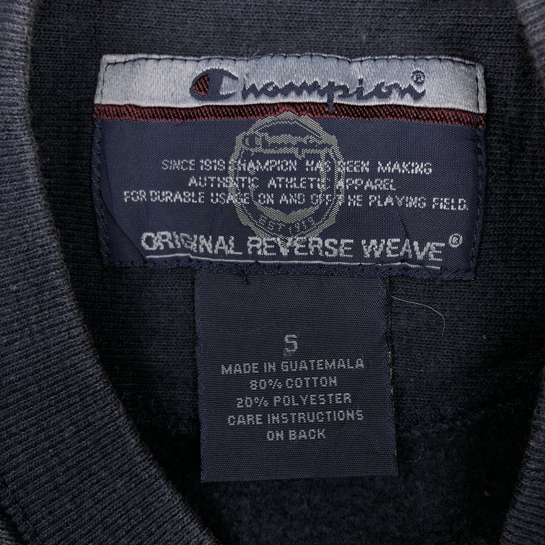 2000'S Champion Premium Reverse Weave College Sweatshirt, Men's Size Small cotton navy blue type Vintage Second Hand