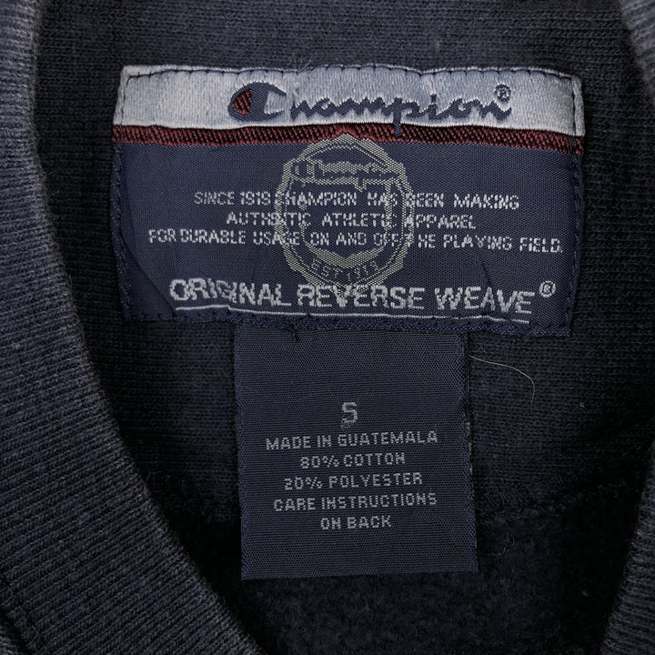 2000'S Champion Premium Reverse Weave College Sweatshirt, Men's Size Small cotton navy blue type Vintage Second Hand