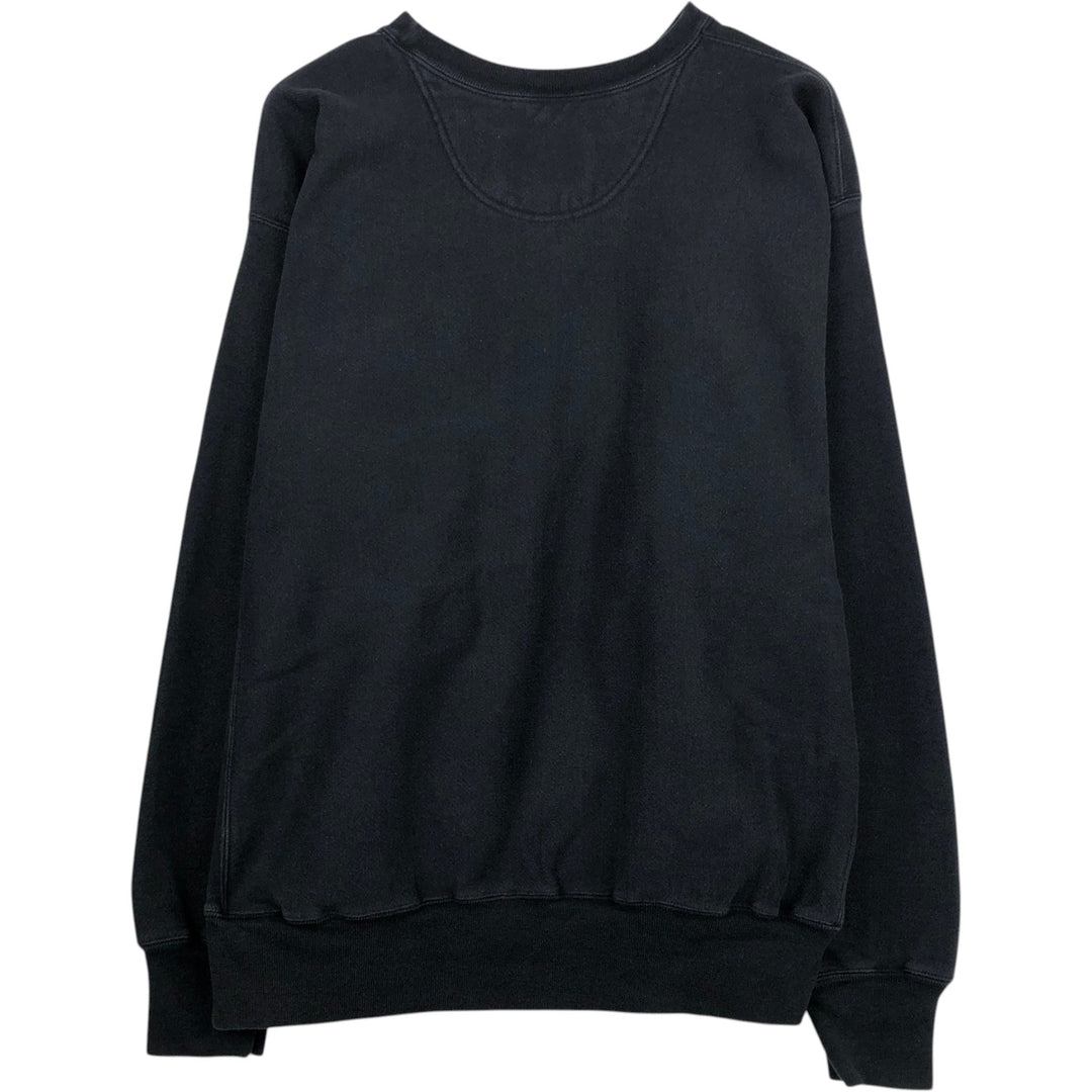 00'S Champion Premium Reverse Weave Advertising Sweatshirt Trainer Men's XL cotton black type Vintage Second Hand