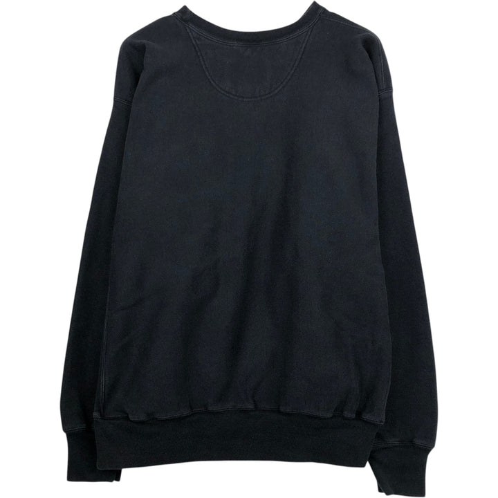 00'S Champion Premium Reverse Weave Advertising Sweatshirt Trainer Men's XL cotton black type Vintage Second Hand