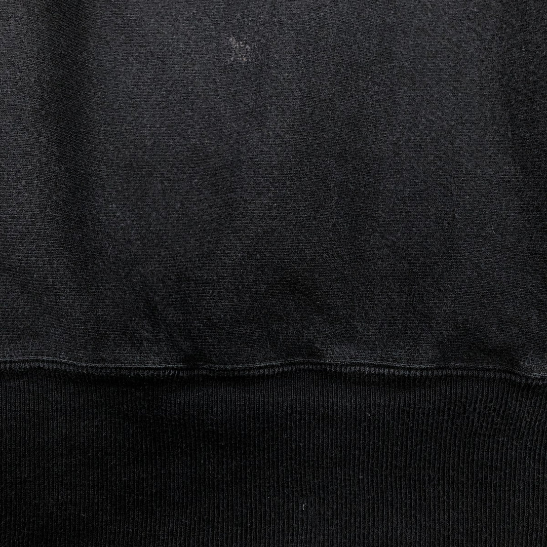00'S Champion Premium Reverse Weave Advertising Sweatshirt Trainer Men's XL cotton black type Vintage Second Hand