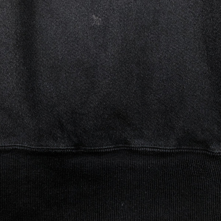 00'S Champion Premium Reverse Weave Advertising Sweatshirt Trainer Men's XL cotton black type Vintage Second Hand
