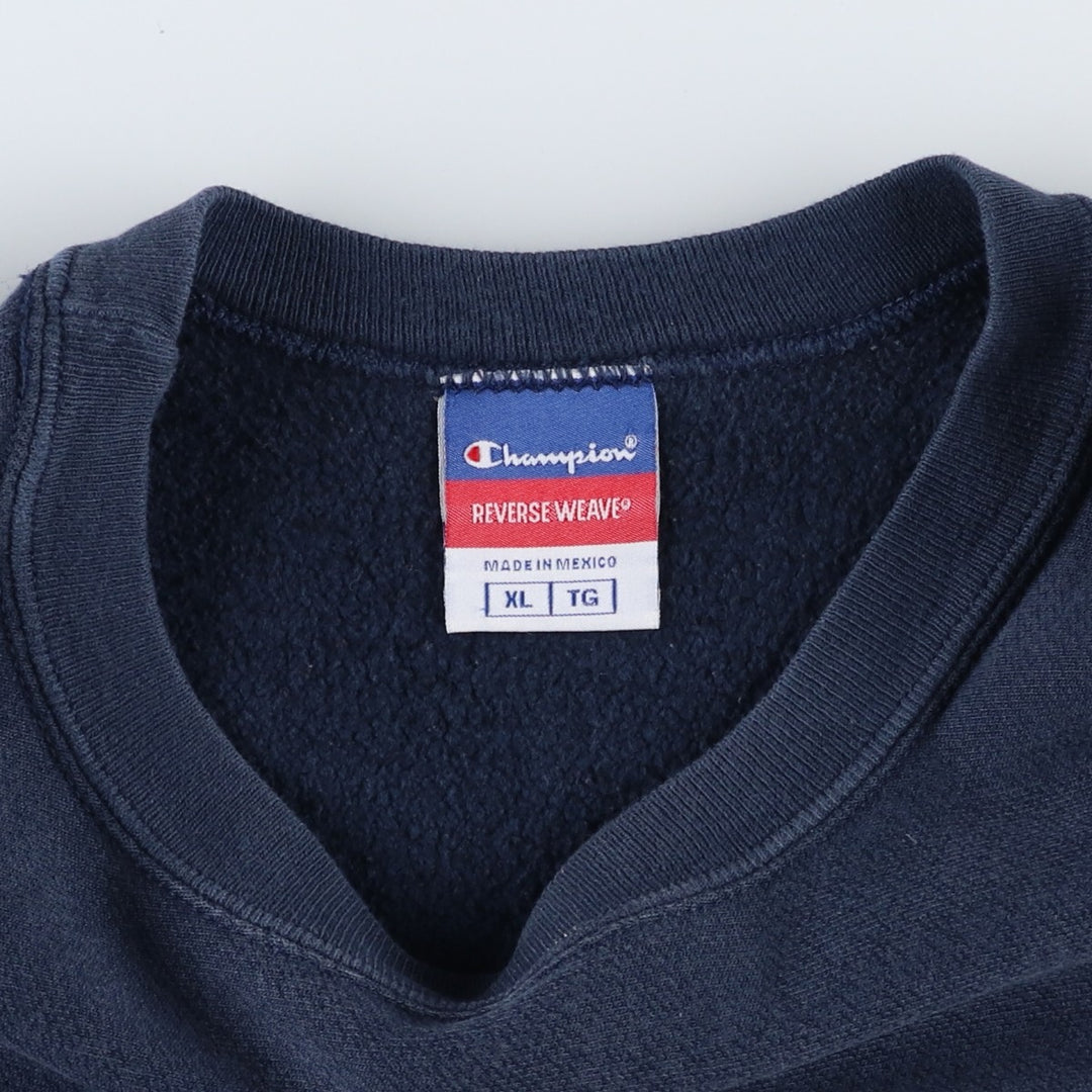 2000'S Champion Reverse Weave Sweatshirt, Men's XL cotton navy blue type Vintage Second Hand