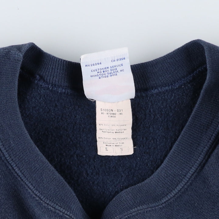 2000'S Champion Reverse Weave Sweatshirt, Men's XL cotton navy blue type Vintage Second Hand