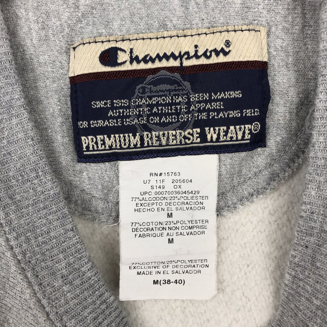 2000'S Champion PREMIUM REVERSE WEAVE Sweatshirt, Men's Size M cotton gray type Vintage Second Hand