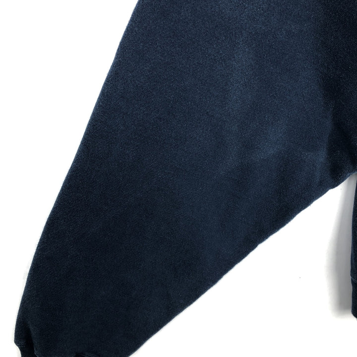 2000'S Champion Premium Reverse Weave Printed Sweatshirt, Men's Size XL cotton navy blue type Vintage Second Hand