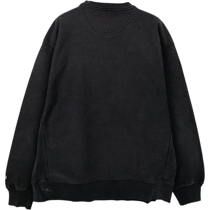 00'S Champion Original Reverse Weave College Sweatshirt Trainer Men's L size cotton navy blue type Vintage Second Hand
