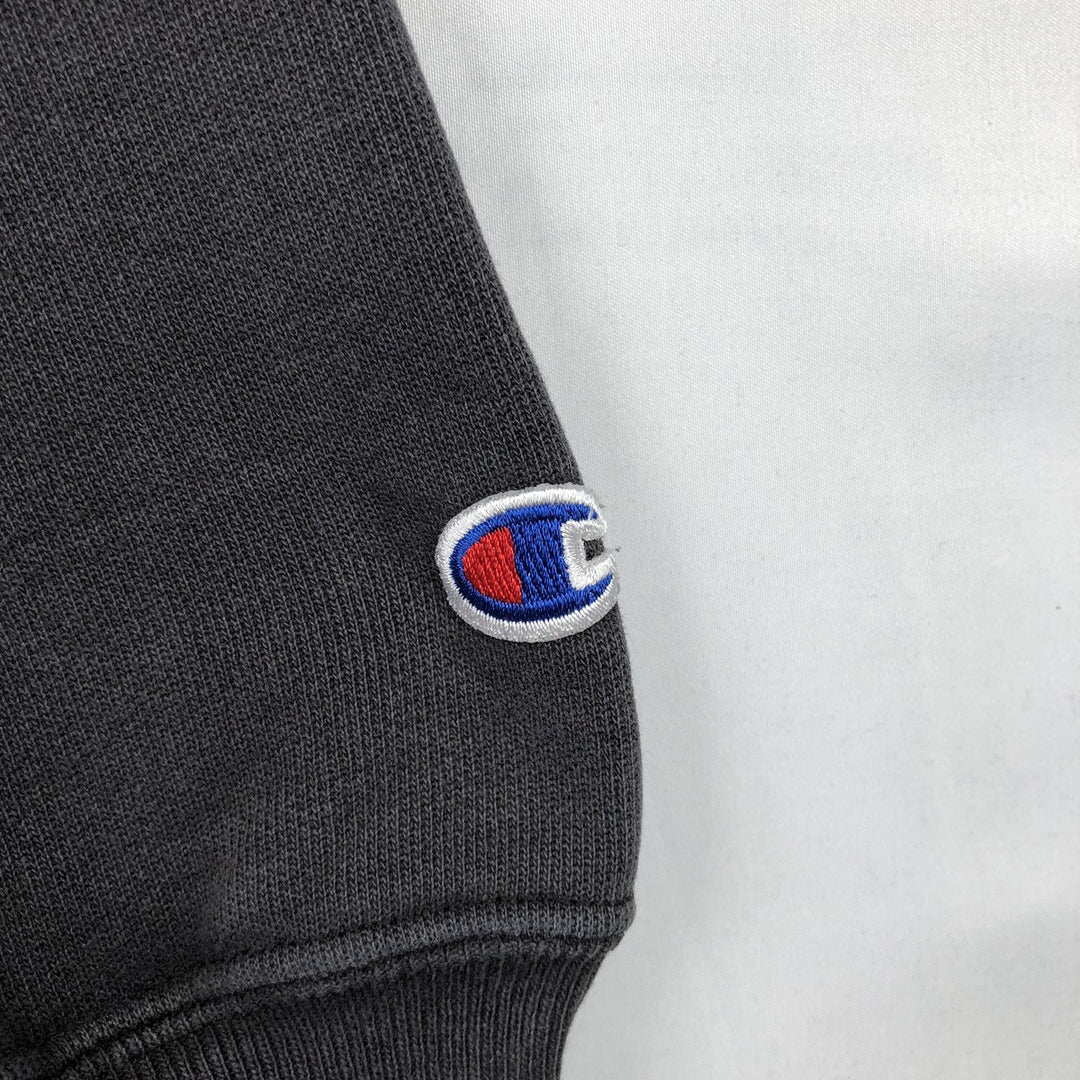 00'S Champion Original Reverse Weave College Sweatshirt Trainer Men's L size cotton navy blue type Vintage Second Hand
