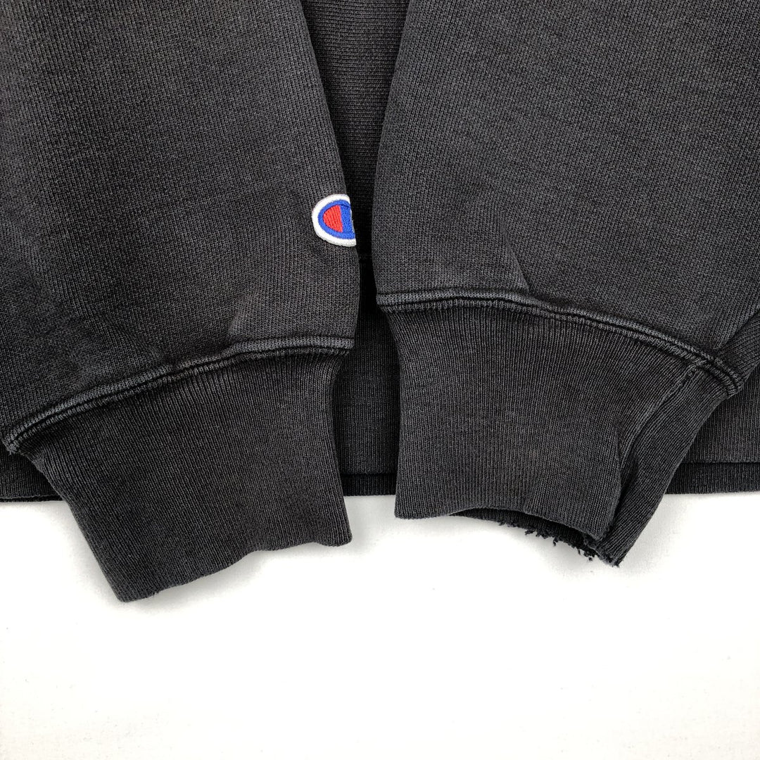00'S Champion Original Reverse Weave College Sweatshirt Trainer Men's L size cotton navy blue type Vintage Second Hand
