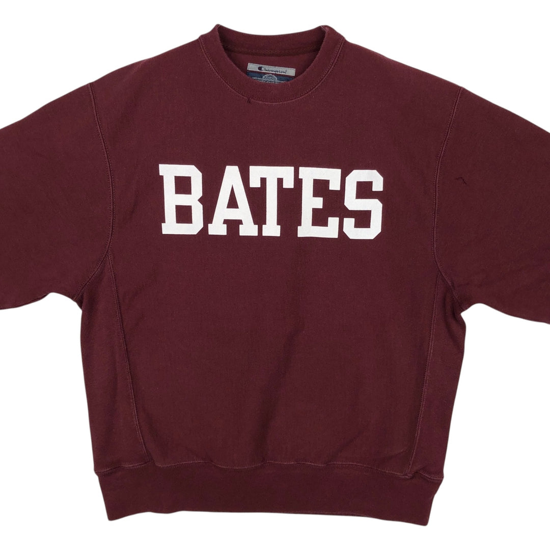 00'S Champion Original Reverse Weave College Sweatshirt Trainer Men's M size cotton Red type red-purple Vintage Second Hand