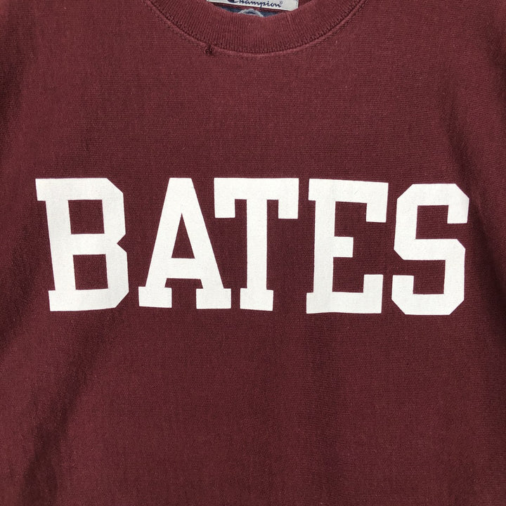 00'S Champion Original Reverse Weave College Sweatshirt Trainer Men's M size cotton Red type red-purple Vintage Second Hand