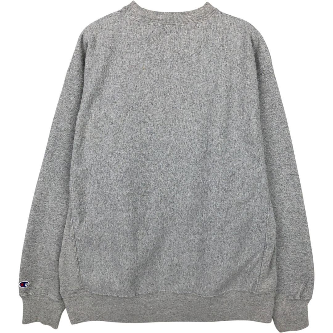 2000'S Champion Original Reverse Weave Advertising Sweatshirt, Men's Size L cotton gray type Vintage Second Hand