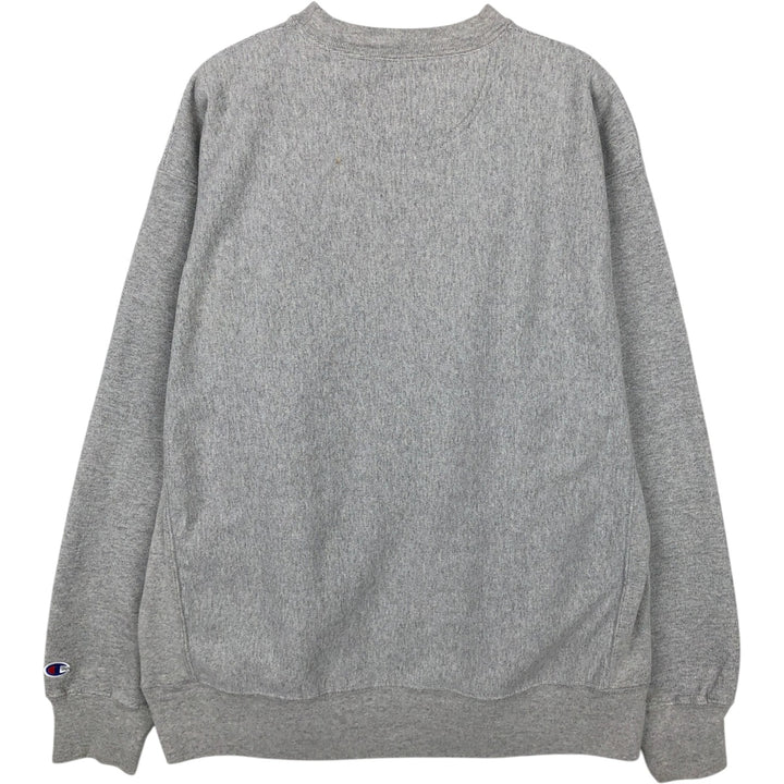 2000'S Champion Original Reverse Weave Advertising Sweatshirt, Men's Size L cotton gray type Vintage Second Hand