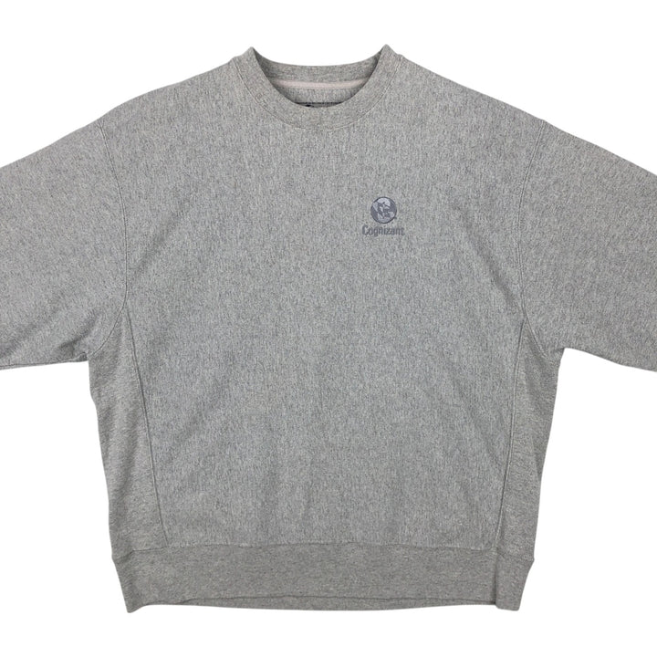 2000'S Champion Original Reverse Weave Advertising Sweatshirt, Men's Size L cotton gray type Vintage Second Hand