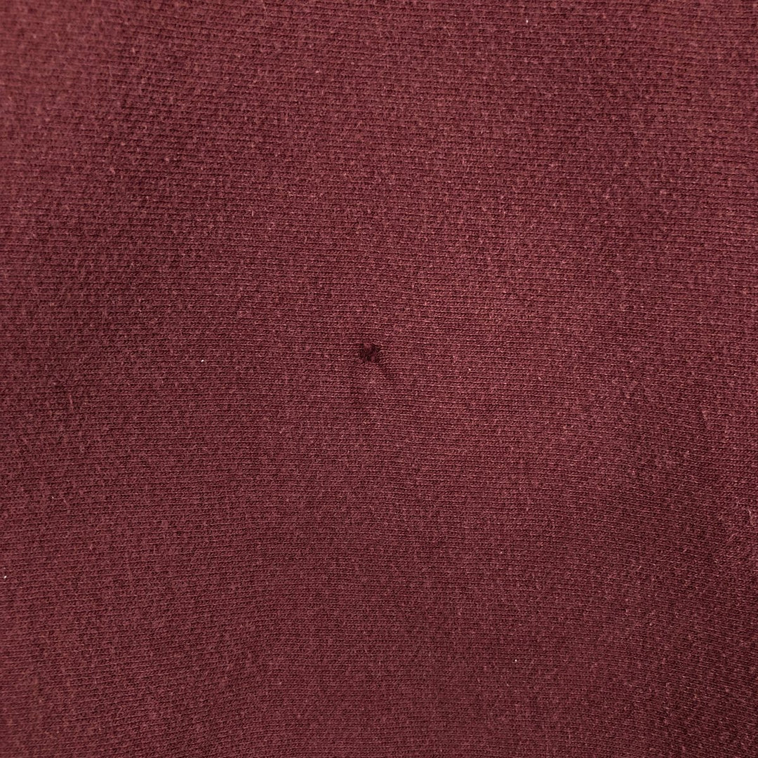 2000'S Champion Premium Reverse Weave Plain Blank Sweatshirt (Men's XXL equivalent) cotton Red type red-purple Vintage Second Hand