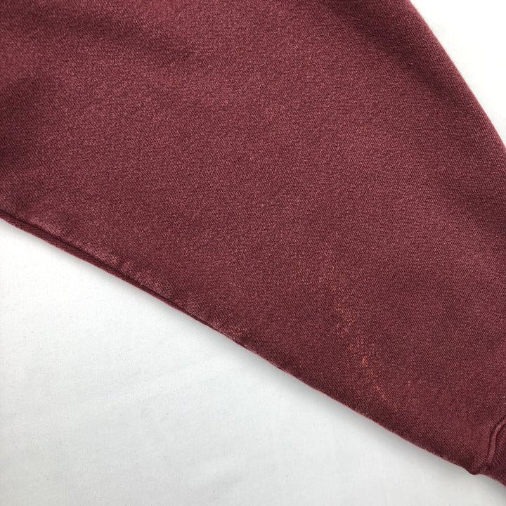 2000'S Champion Premium Reverse Weave Plain Blank Sweatshirt (Men's XXL equivalent) cotton Red type red-purple Vintage Second Hand