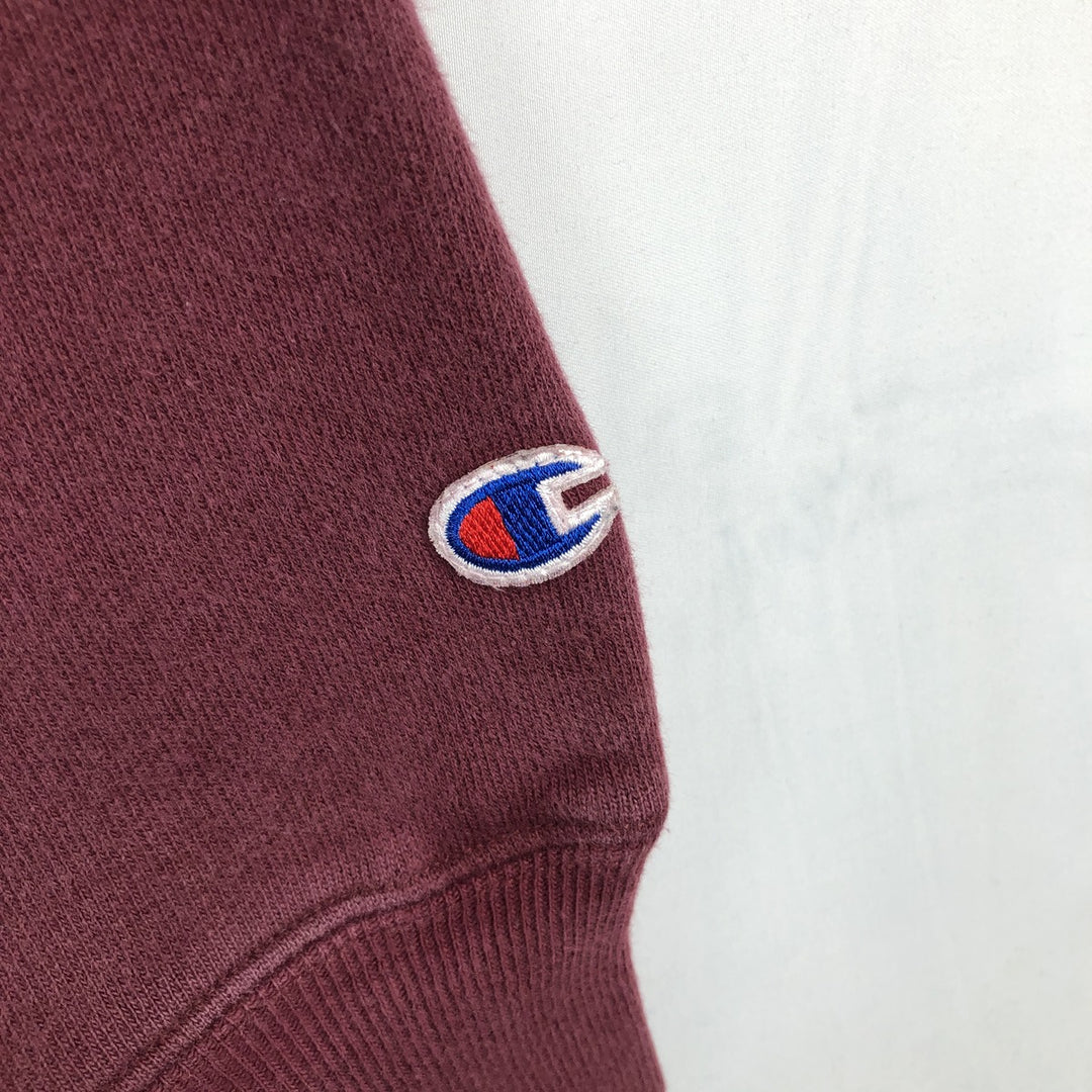 2000'S Champion Original Reverse Weave College Sweatshirt, Men's Size Small cotton Red type red-purple Vintage Second Hand