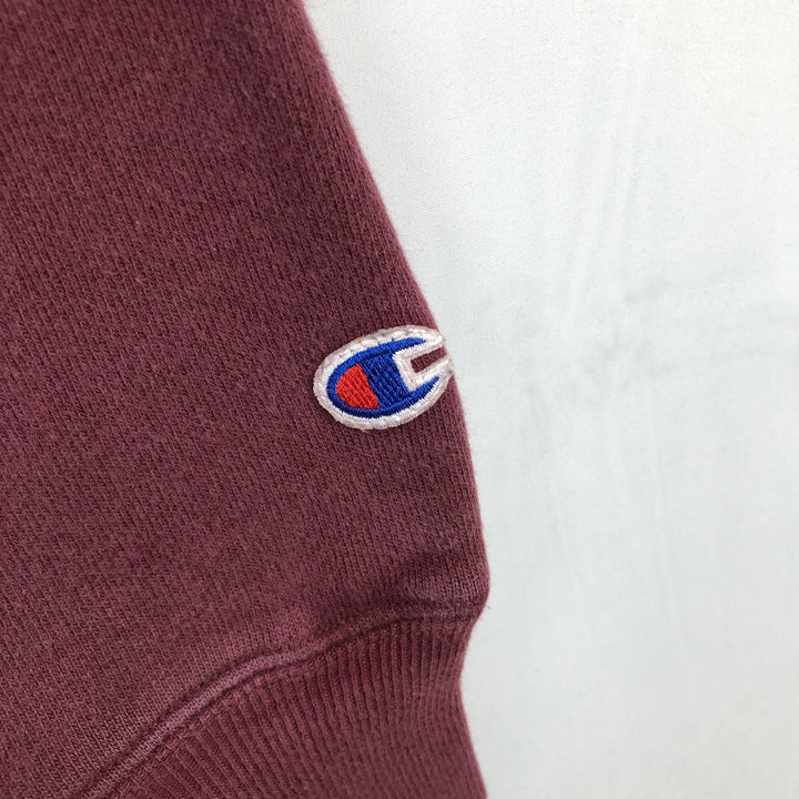2000'S Champion Original Reverse Weave College Sweatshirt, Men's Size Small cotton Red type red-purple Vintage Second Hand