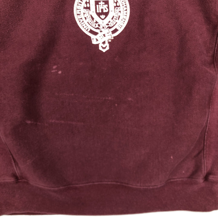 2000'S Champion Original Reverse Weave College Sweatshirt, Men's Size Small cotton Red type red-purple Vintage Second Hand