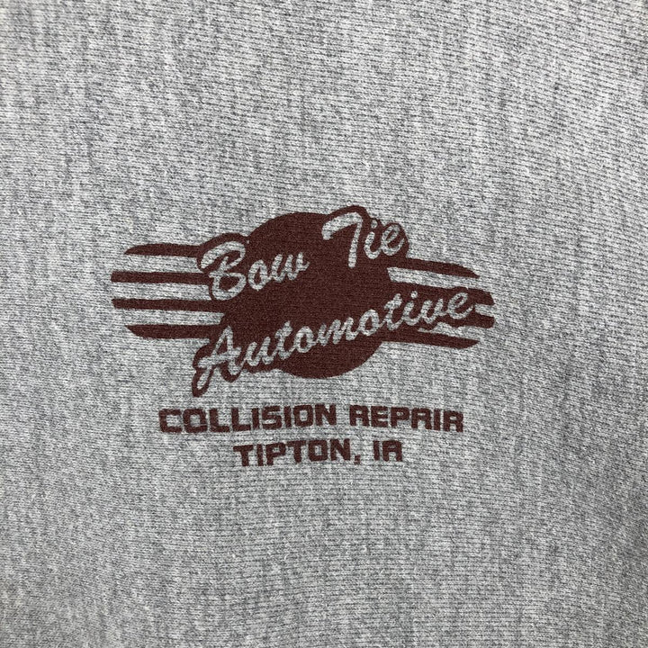 2000'S Champion Premium Reverse Weave Printed Sweatshirt, Men's Size Medium cotton gray type Vintage Second Hand