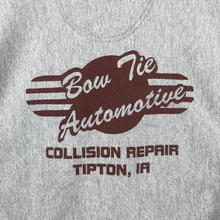 2000'S Champion Premium Reverse Weave Printed Sweatshirt, Men's Size Medium cotton gray type Vintage Second Hand