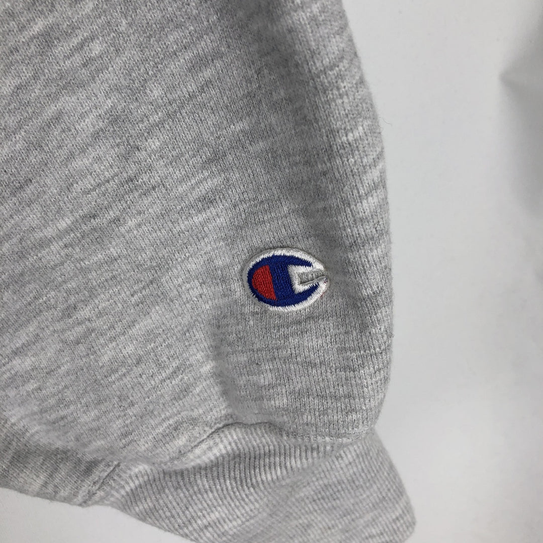 90'S Champion Reverse Weave Embroidered Tag College Sweatshirt, Men's XL (approx.), Vintage cotton gray type Vintage Second Hand