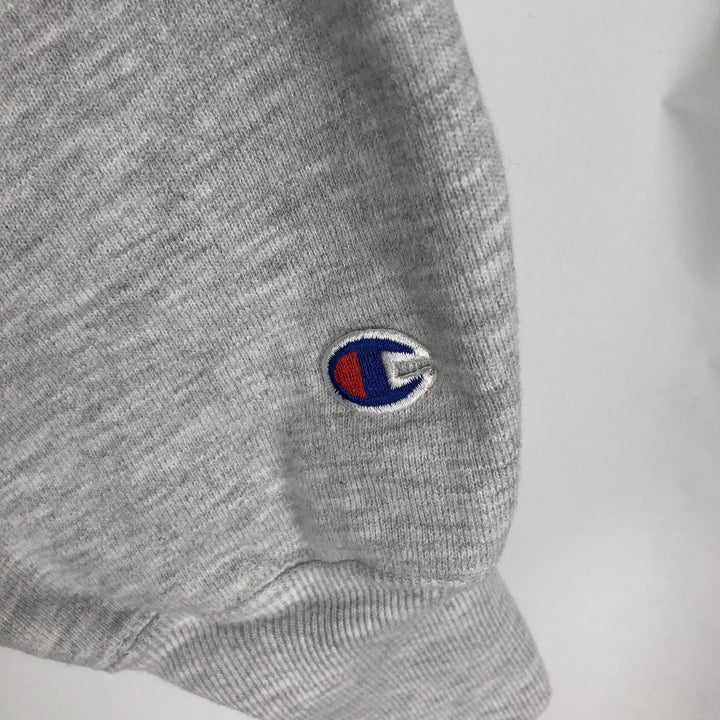 90'S Champion Reverse Weave Embroidered Tag College Sweatshirt, Men's XL (approx.), Vintage cotton gray type Vintage Second Hand