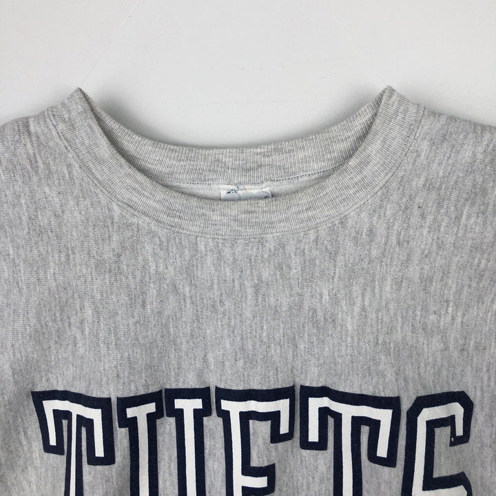 90'S Champion Reverse Weave Embroidered Tag College Sweatshirt, Men's XL (approx.), Vintage cotton gray type Vintage Second Hand