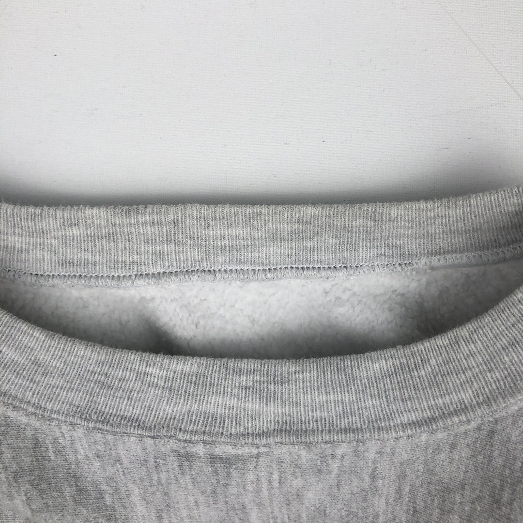90'S Champion Reverse Weave Embroidered Tag College Sweatshirt, Men's XL (approx.), Vintage cotton gray type Vintage Second Hand