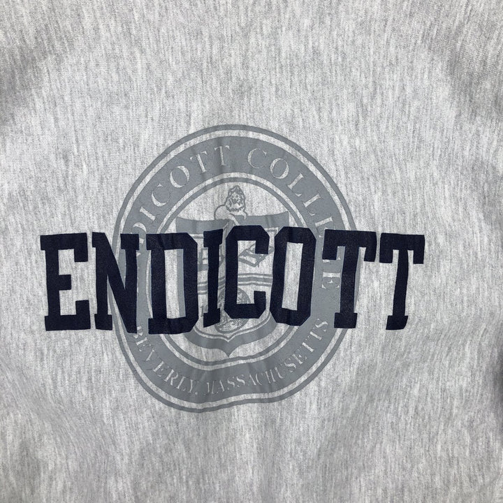 90'S Champion Reverse Weave Embroidered Tag College Sweatshirt, Men's XXL (approx.), Vintage cotton gray type Vintage Second Hand