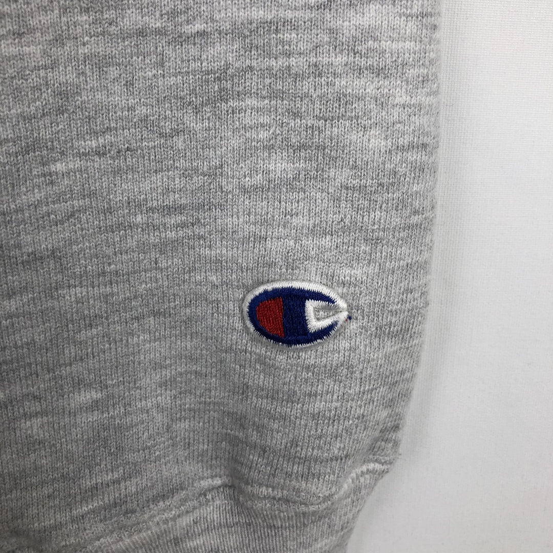 90'S Champion Reverse Weave Embroidered Tag College Sweatshirt, Men's XXL (approx.), Vintage cotton gray type Vintage Second Hand