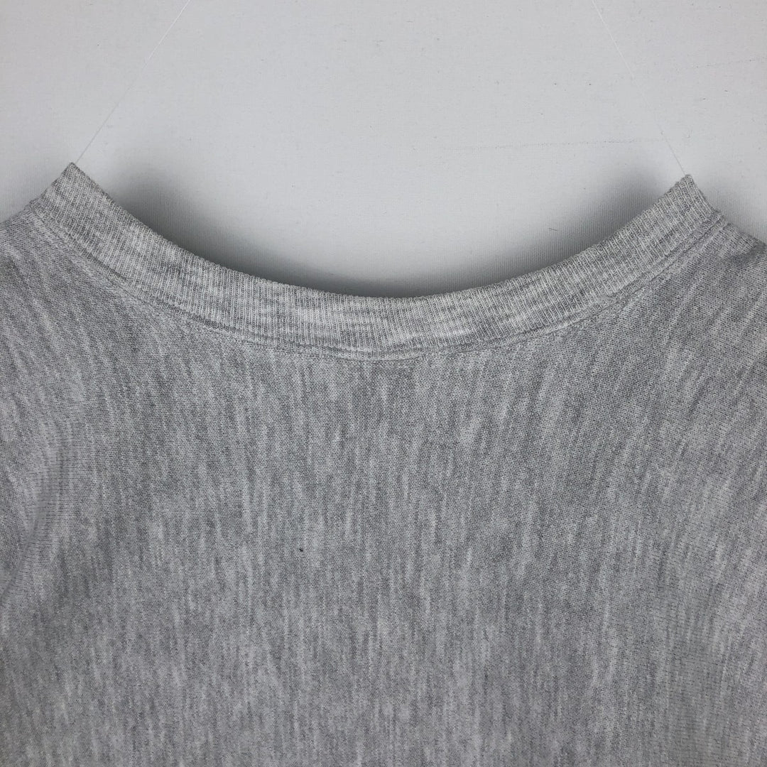 90'S Champion Reverse Weave Embroidered Tag College Sweatshirt, Men's XXL (approx.), Vintage cotton gray type Vintage Second Hand