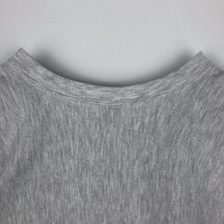90'S Champion Reverse Weave Embroidered Tag College Sweatshirt, Men's XXL (approx.), Vintage cotton gray type Vintage Second Hand