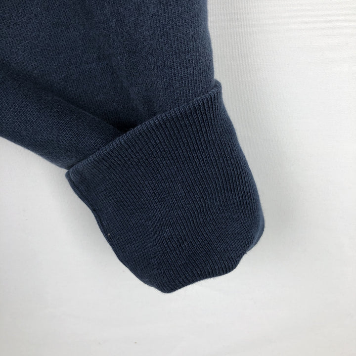 90'S Champion Reverse Weave Embroidered Tag College Sweatshirt Trainer Men's XL Vintage cotton navy blue type Vintage Second Hand