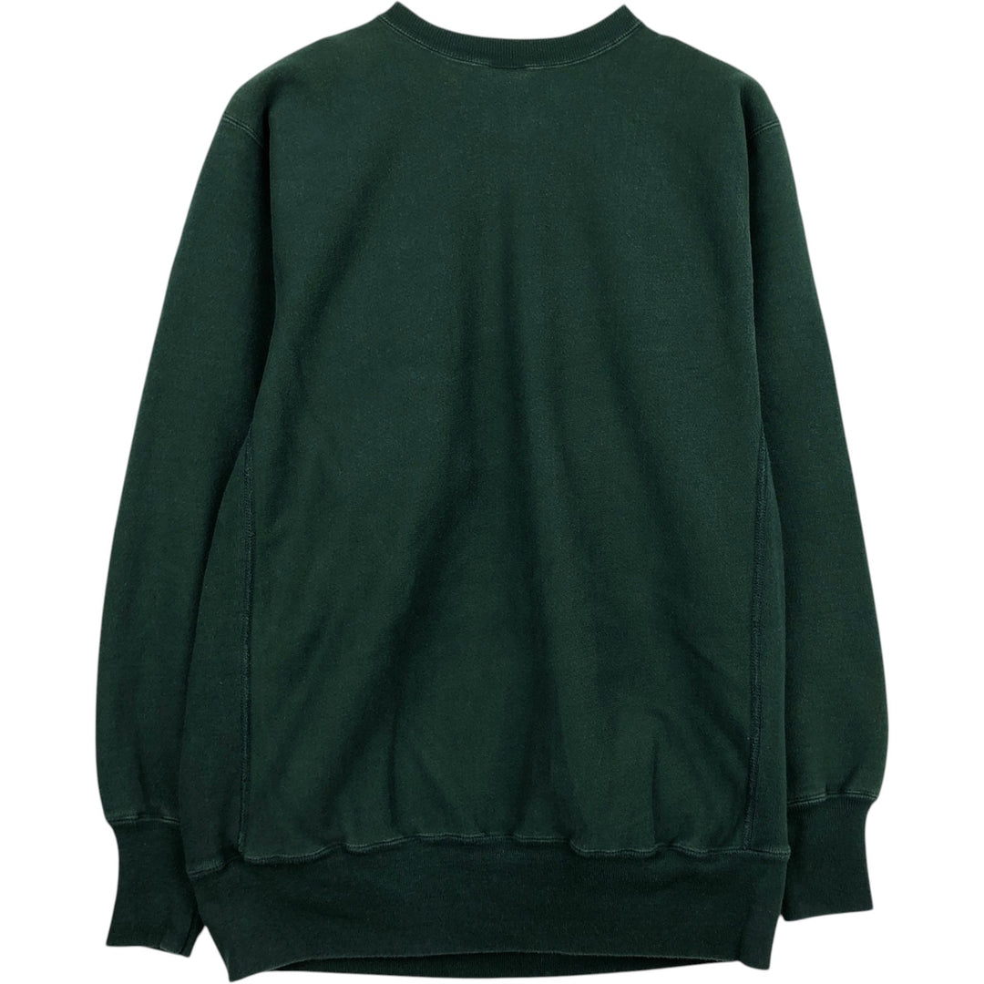 90'S Champion Reverse Weave One-Point Logo Sweatshirt, Men's XXL Equivalent, Vintage cotton green type Vintage Second Hand
