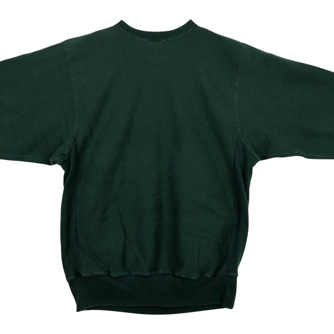 90'S Champion Reverse Weave One-Point Logo Sweatshirt, Men's XXL Equivalent, Vintage cotton green type Vintage Second Hand