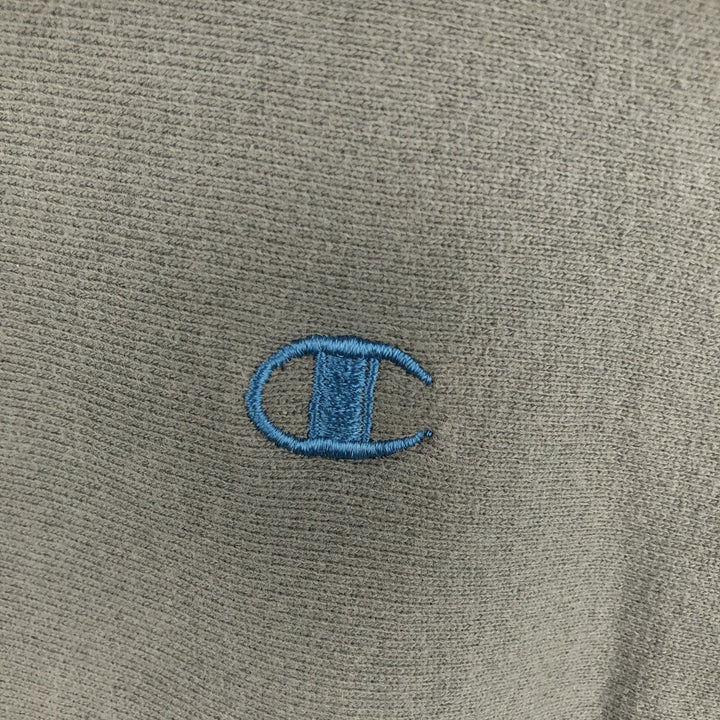 Champion Reverse Weave Embroidered Tag One-Point Logo Sweatshirt, Men's Size M (Equivalent), Vintage cotton Khaki type Vintage Second Hand