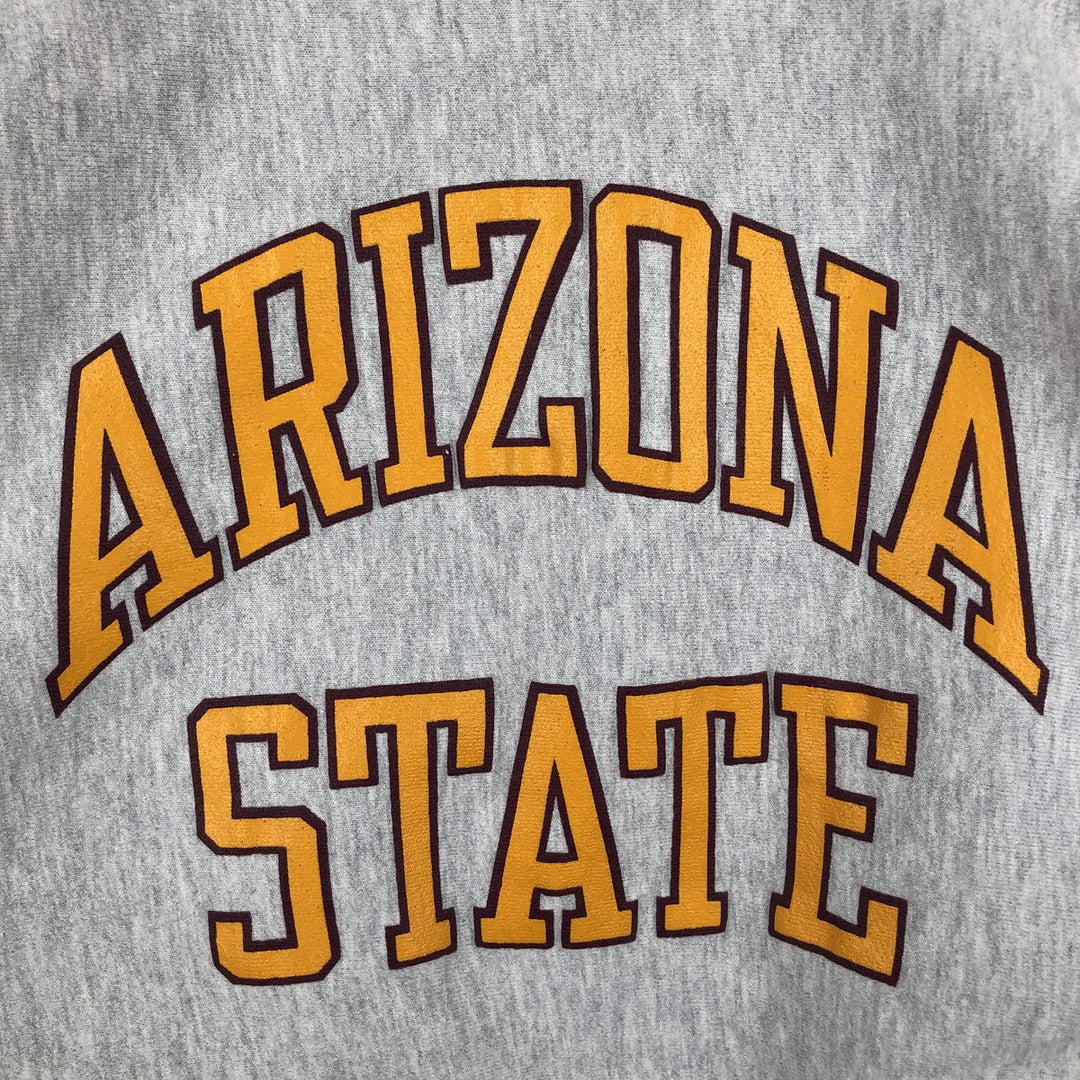90'S Champion Reverse Weave Embroidered Tag College Sweatshirt Trainer Made in USA Men's XXL Vintage cotton gray type Vintage Second Hand