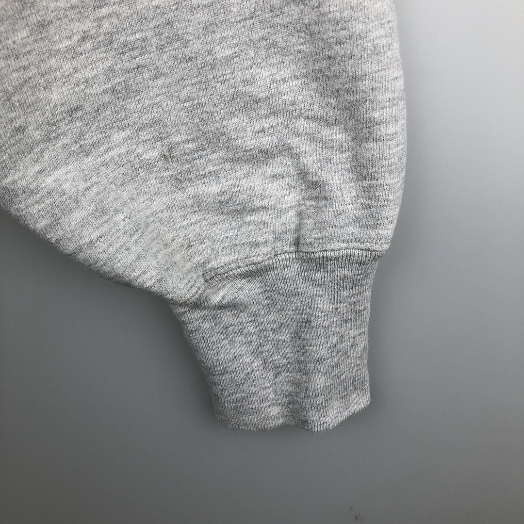 90'S Champion Reverse Weave Embroidered Tag College Sweatshirt Trainer Made in USA Men's XXL Vintage cotton gray type Vintage Second Hand